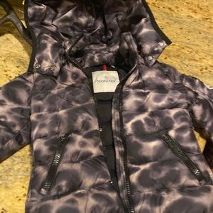 Kids camouflage moncler puffer